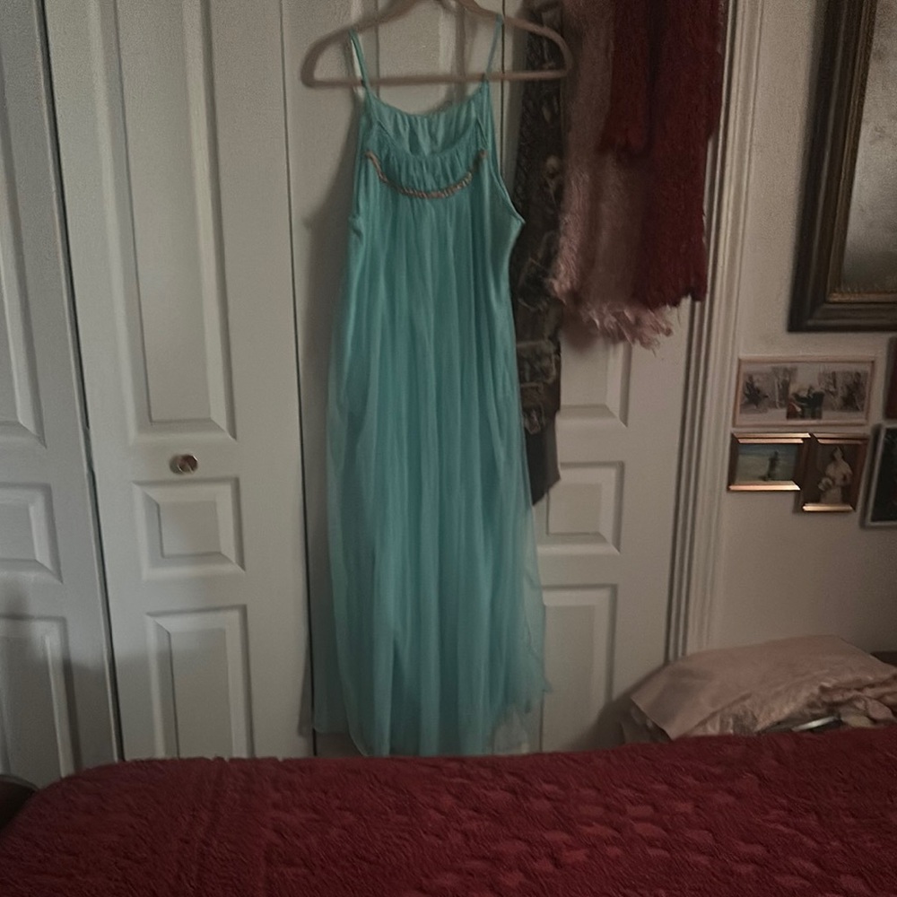 Elegant Light Blue Slip dress